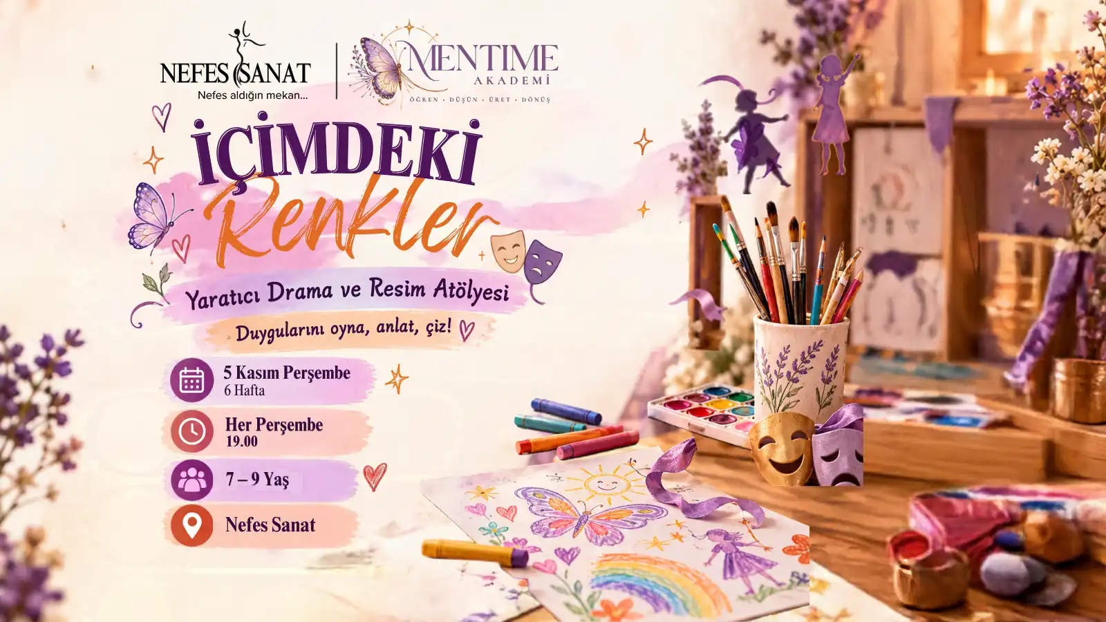 İçimdeki Renkler - Yaratıcı Drama ve Resim Atölyesi